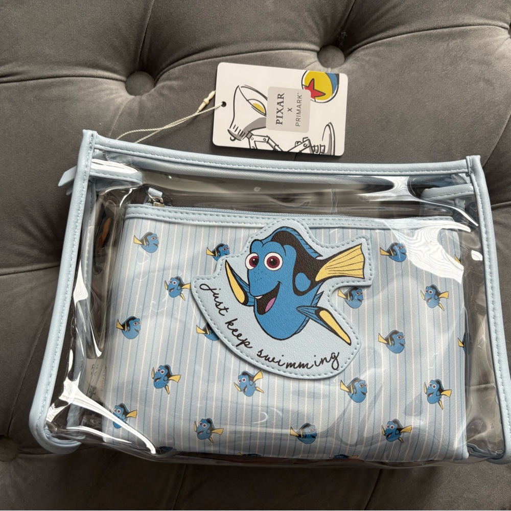 Primark Blue Finding Dory Cosmetic Bag Set